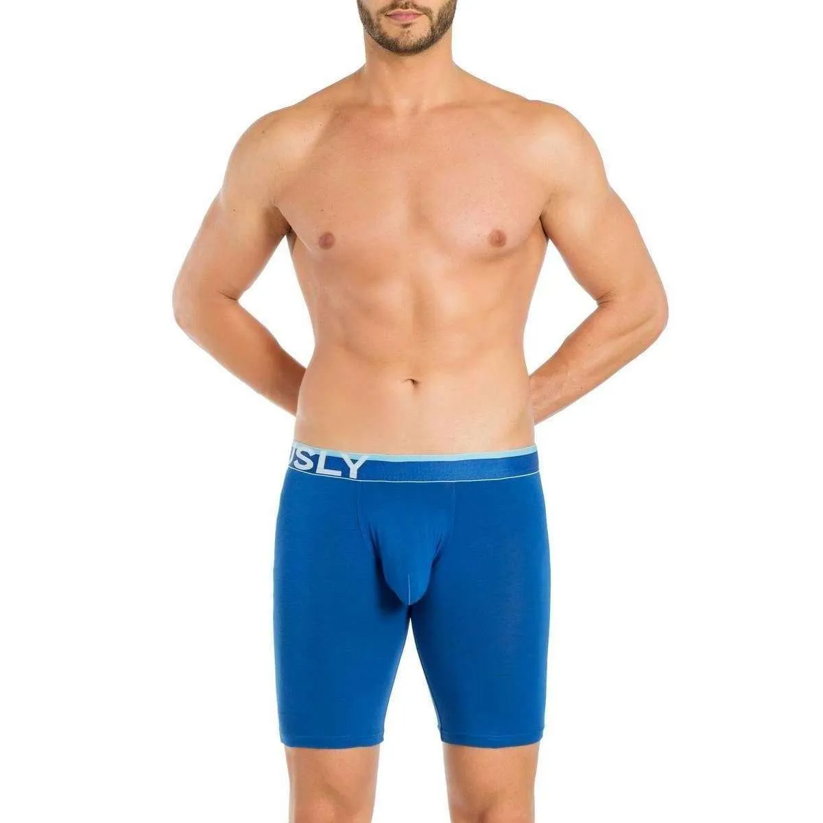 Obviously EveryMan AnatoMAX Boxer Brief 9inch Leg - Blue