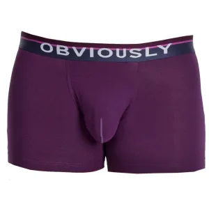 Obviously PrimeMan AnatoMAX Boxer Brief 3inch Leg - Purple