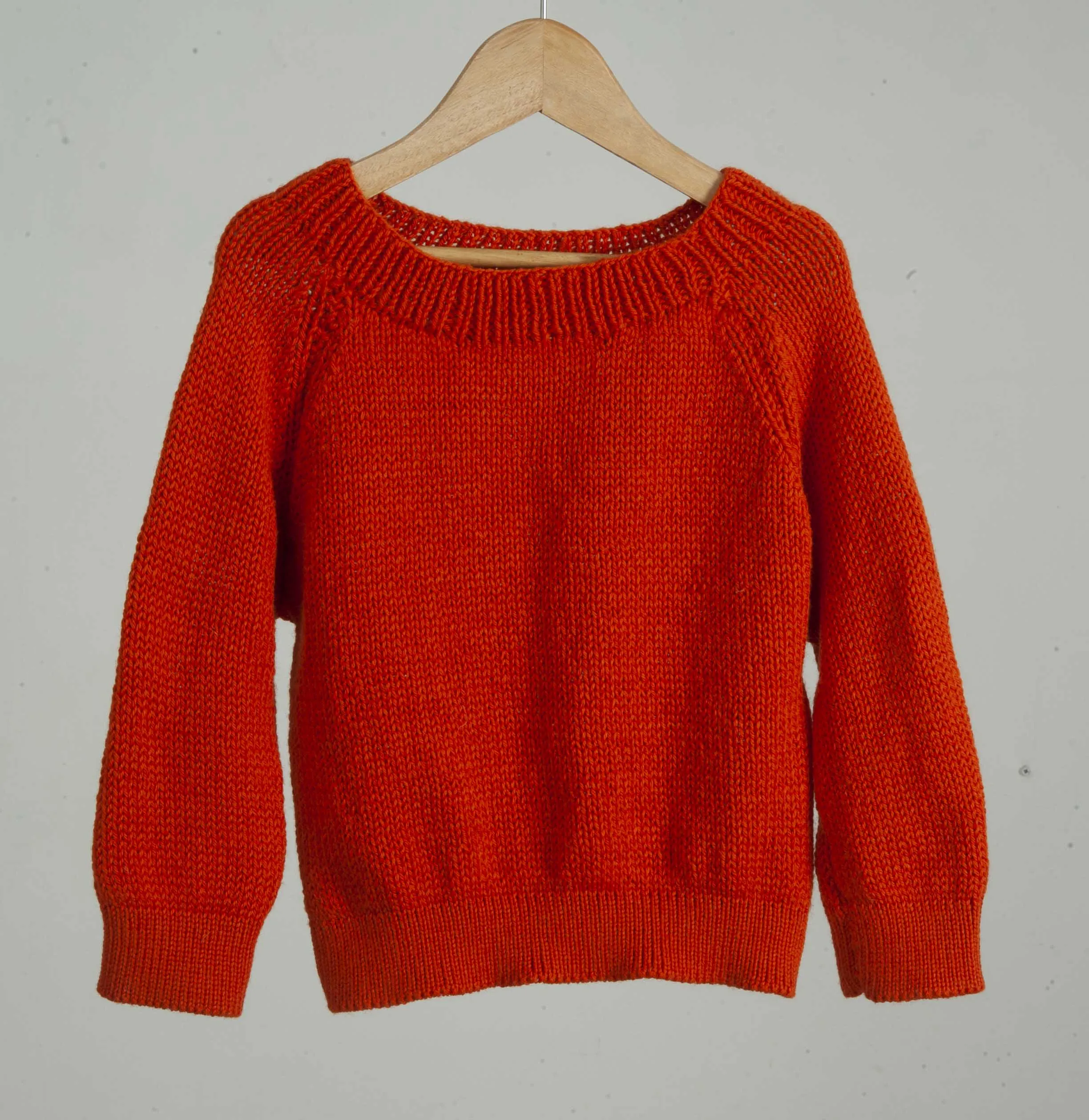 Organic Wool   |  Pullover  |   Grenadier | Size- 5 Years