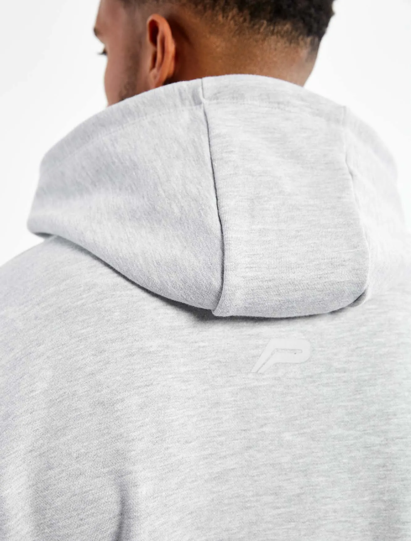 Oversized Hoodie - Grey Marl