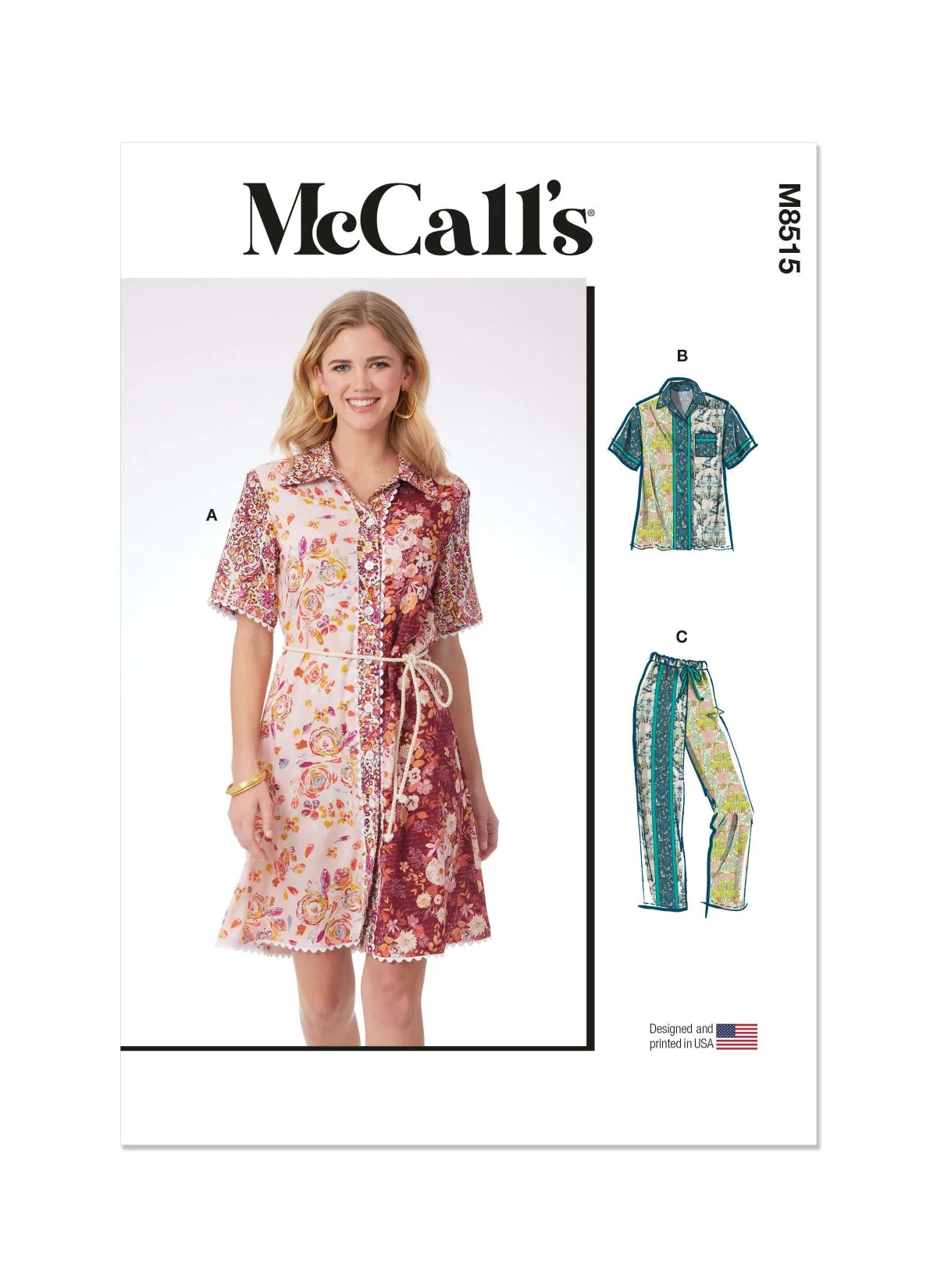 Pattern - Mccall's - M8395 - Misses’ Dress, Top and trousers