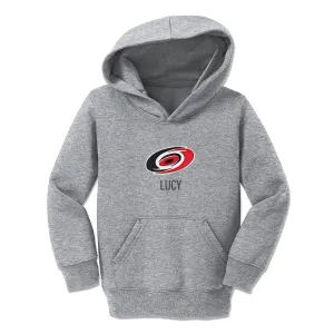 Personalized Carolina Hurricanes Toddler Pullover Hooded Sweatshirt