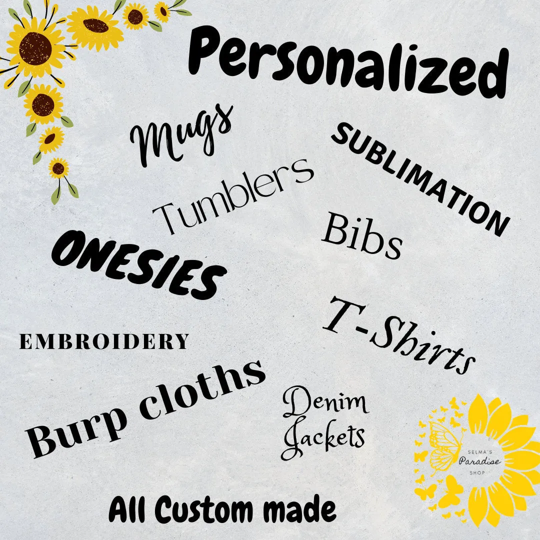 Personalized Sweatshirt, Custom Crew-neck sweatshirt, College Sweatshirt, His or Hers, Gift Sweatshirt, Embroidery Sweatshirt