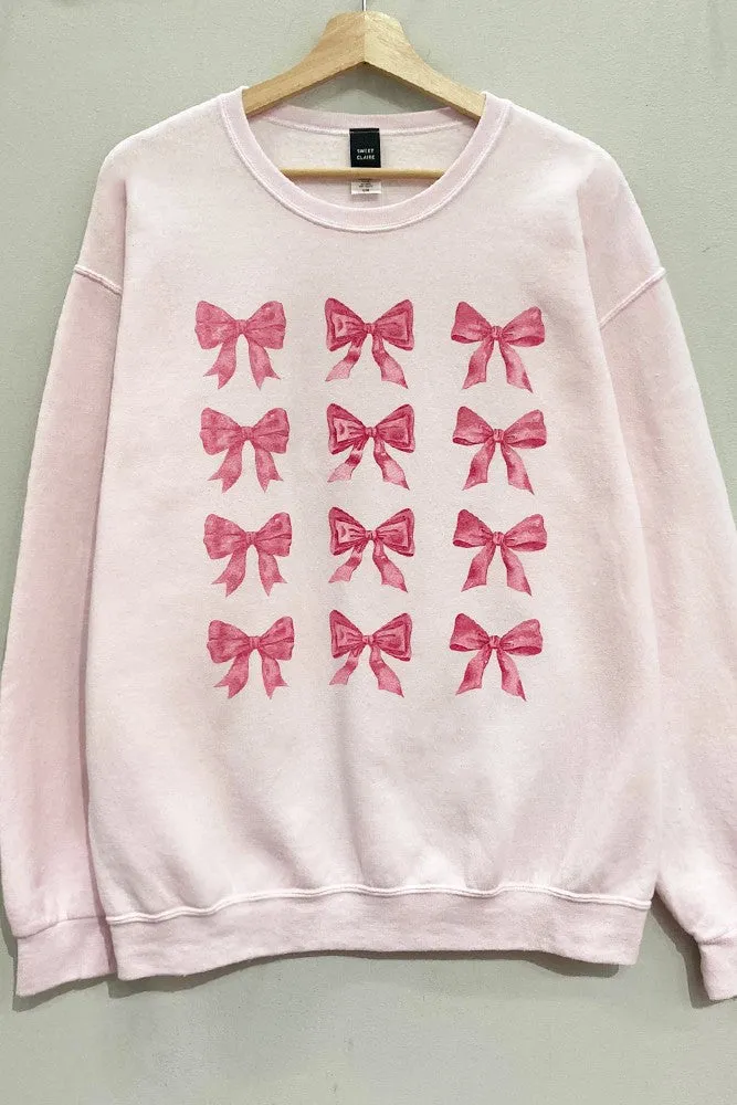 Pink Bows Sweatshirt