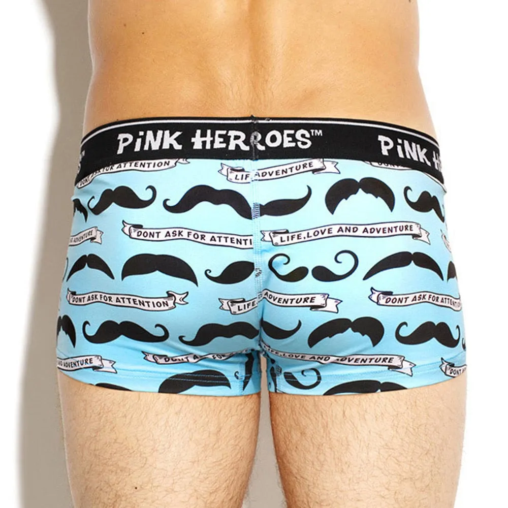 Pink Hero Fun Print Boxer Briefs