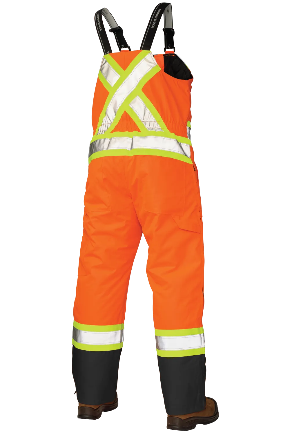 Poly Oxford Insulated Safety Bib Overall By Tough Duck - Style S798