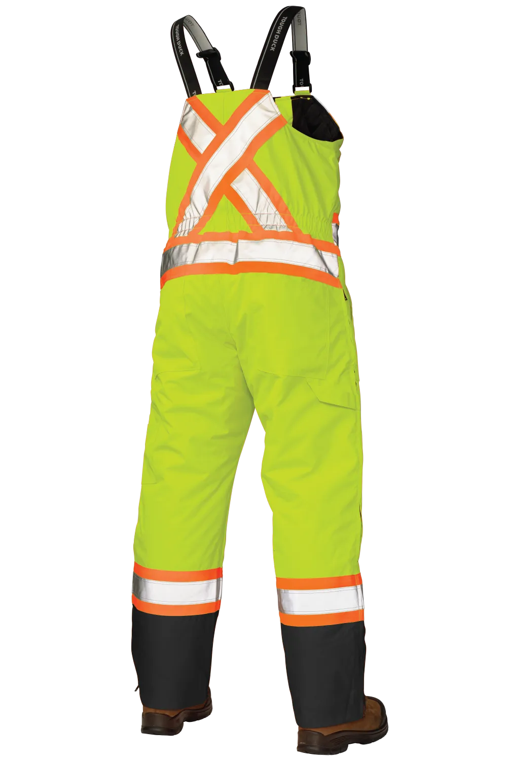 Poly Oxford Insulated Safety Bib Overall By Tough Duck - Style S798