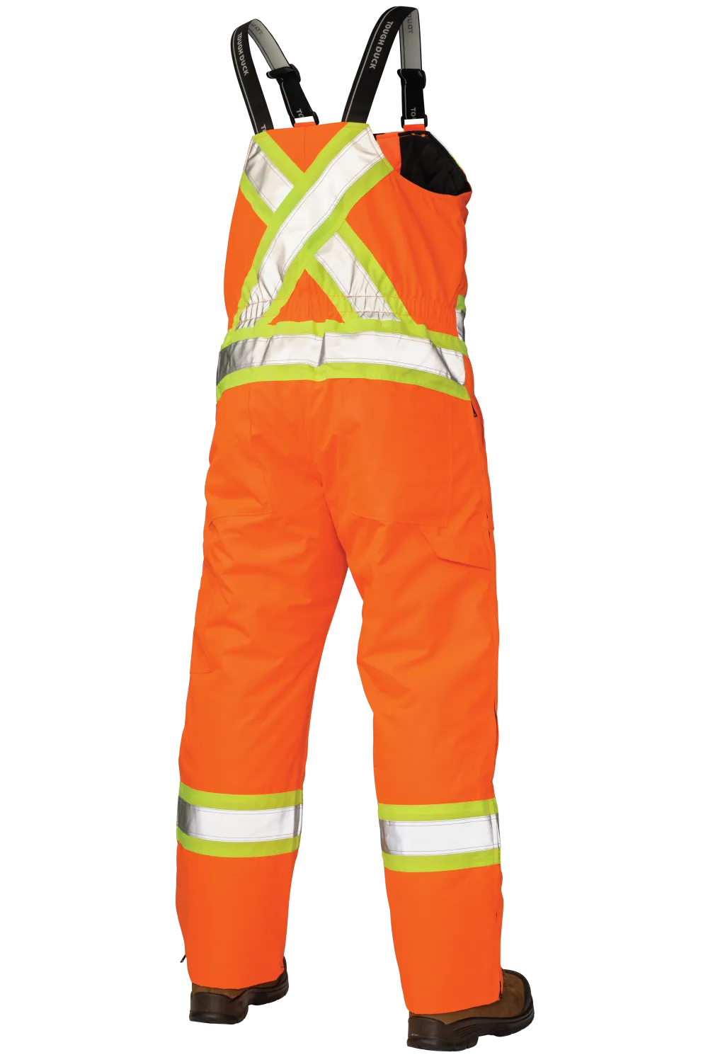 Poly Oxford Insulated Safety Bib Overall By Tough Duck - Style S798