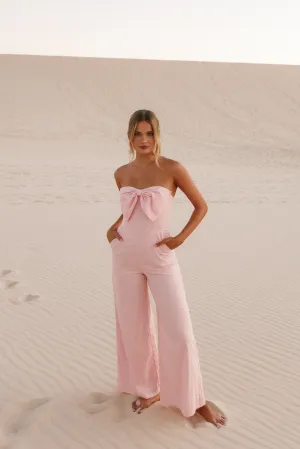 Poppy Jumpsuit - Petal Pink