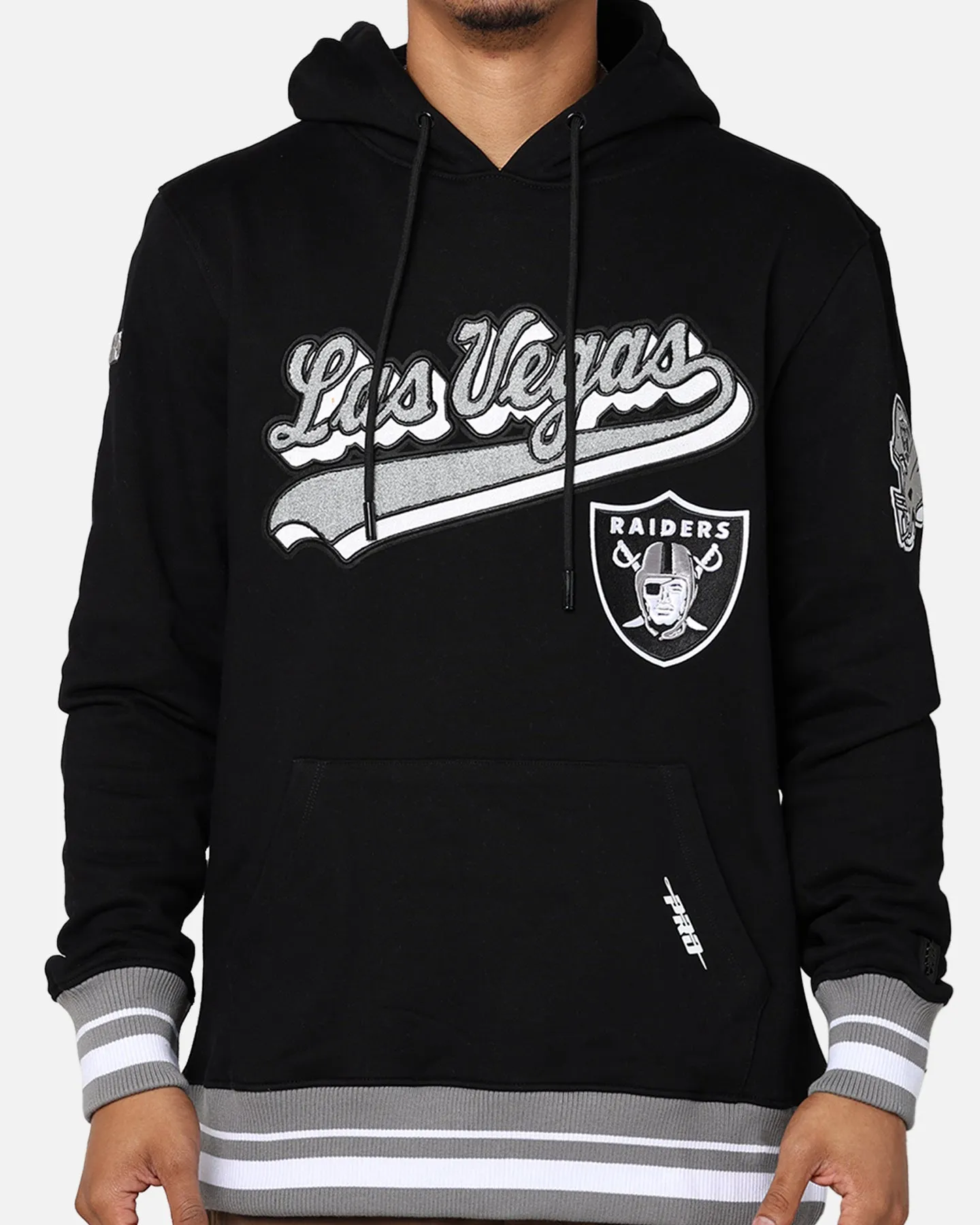 Pro Standard Las Vegas Raiders Fleece Pullover Hoodie Black/Grey