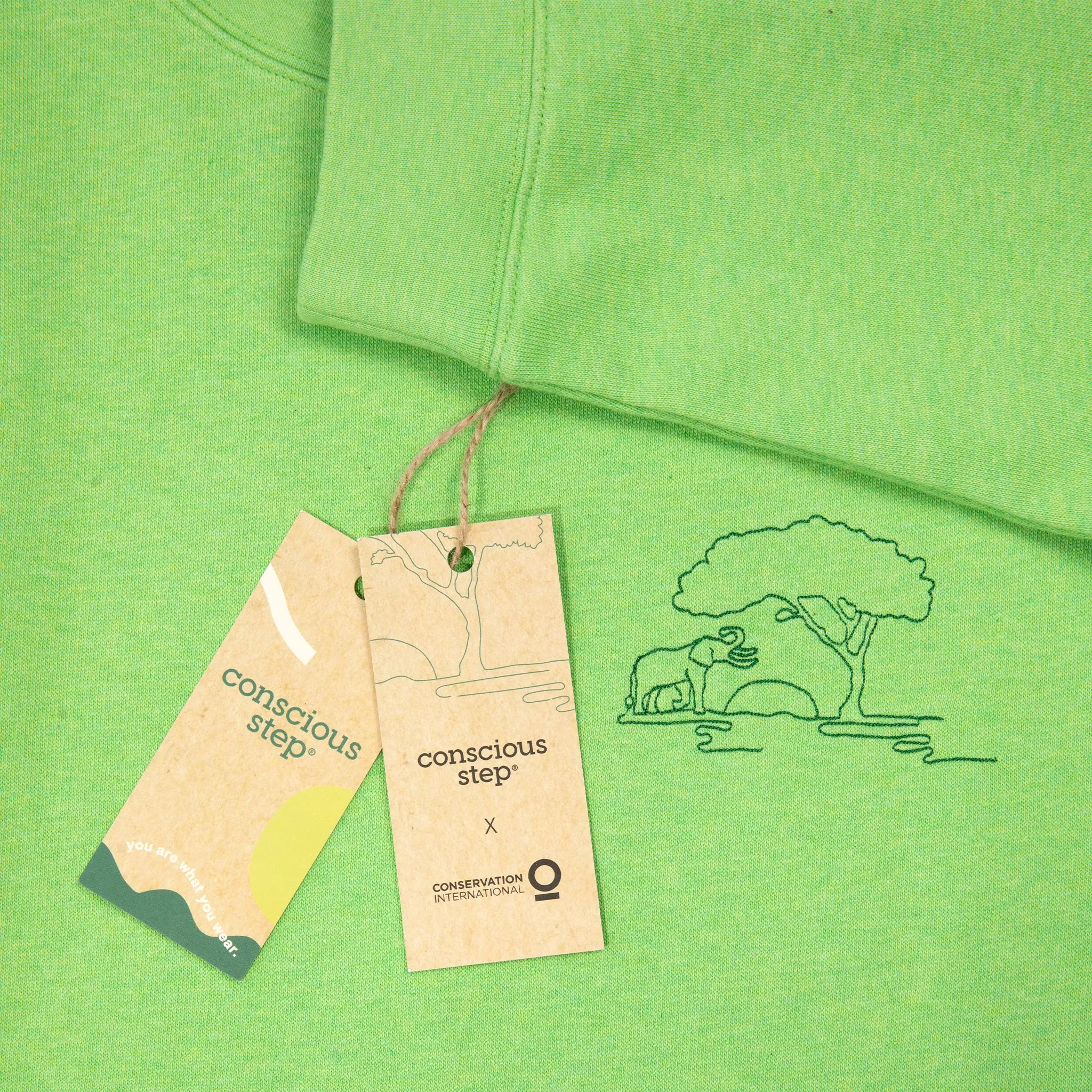 Protect Elephants Crew Sweatshirt