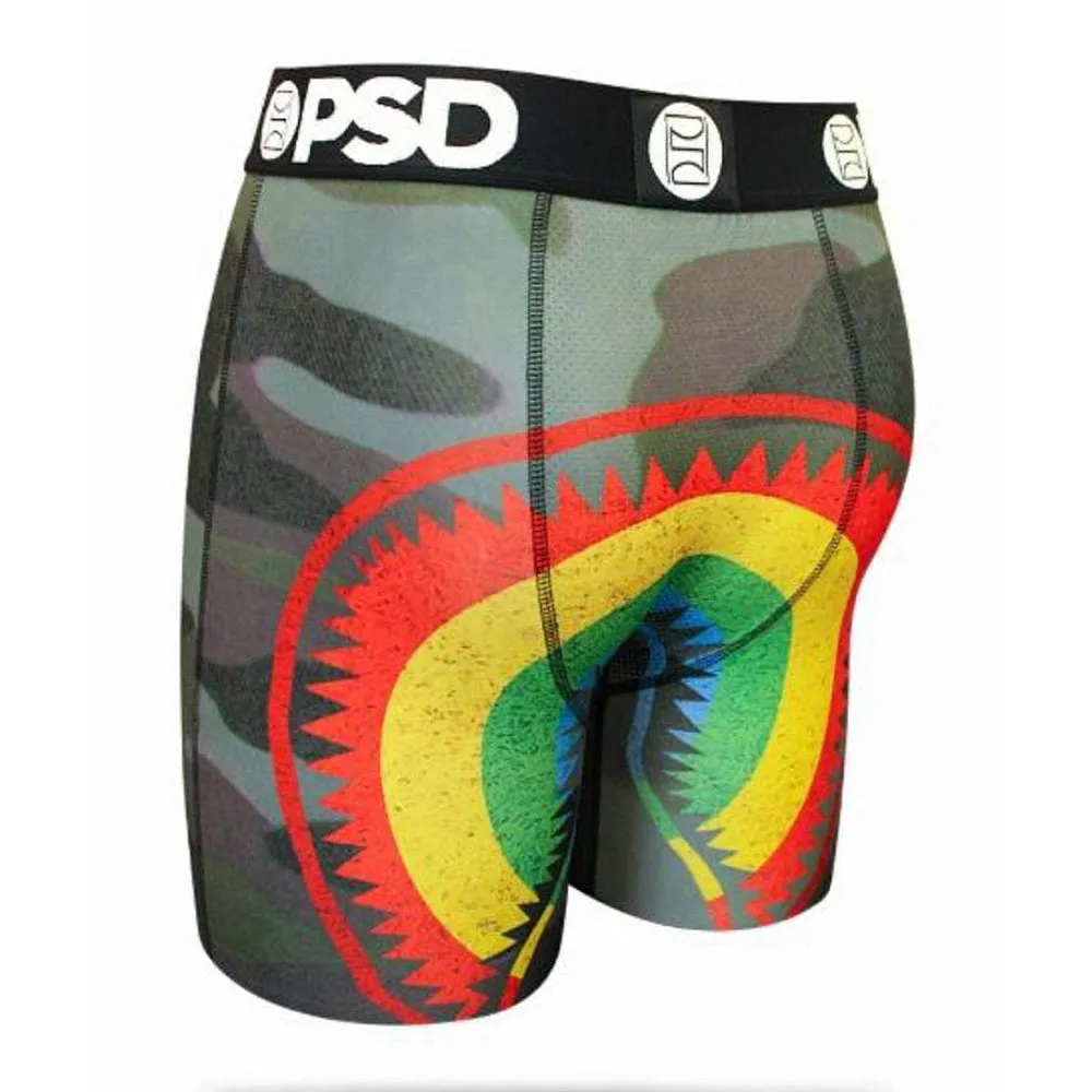 PSD Camo Rainbow Mens Multicolored Boxer Briefs Small Underwear - E31811024-MUL-S