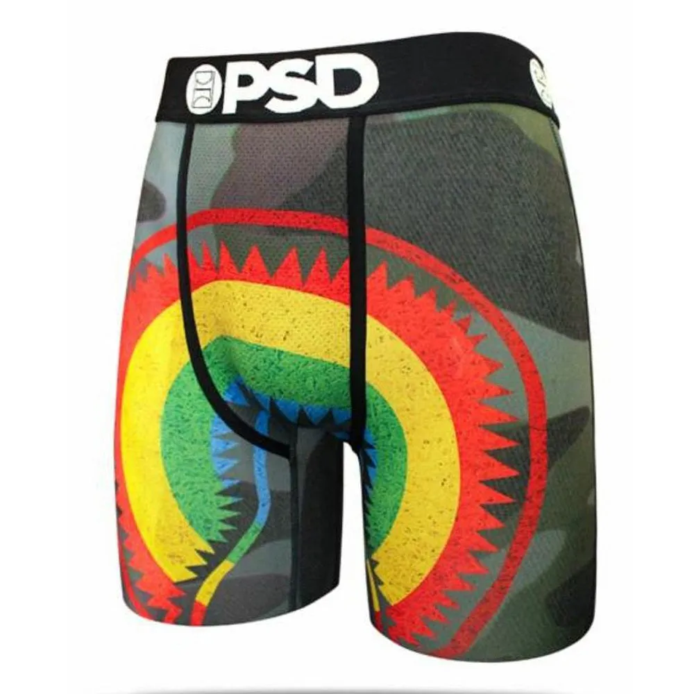 PSD Camo Rainbow Mens Multicolored Boxer Briefs X-Large Underwear - E31811024-MUL-XL