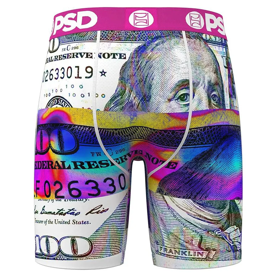 PSD Men's Multicolor Thermal $Plit Boxer Briefs XX-Large Underwear - 224180019-MUL-XXL