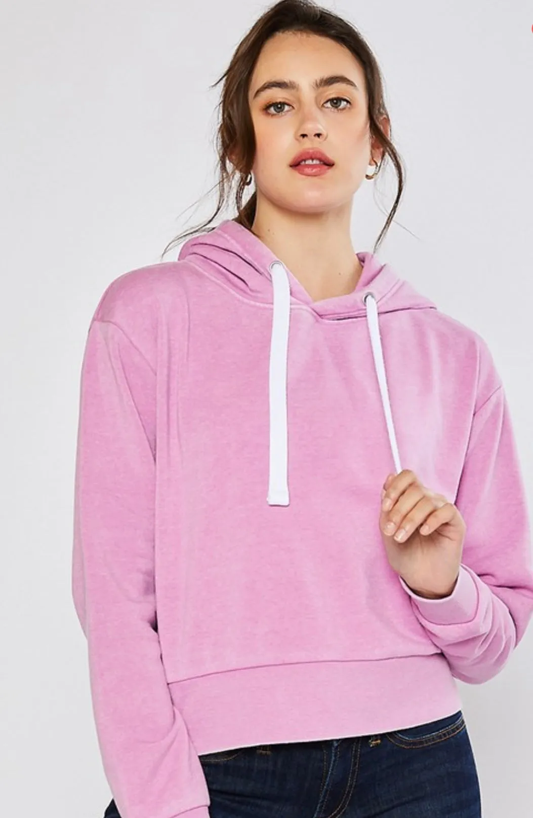 Pullover Crop Hoodie