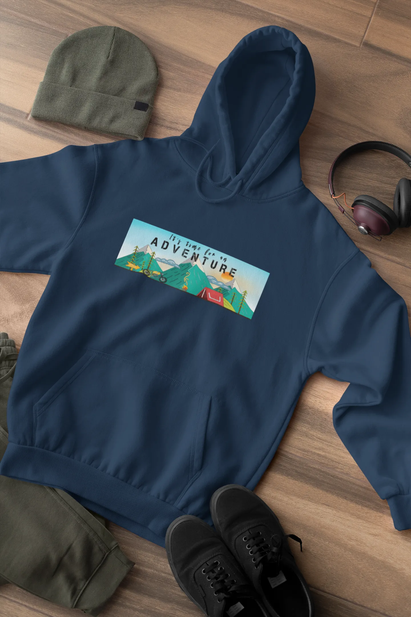 " ITS TIME FOR AN ADVENTURE " - WINTER HOODIES