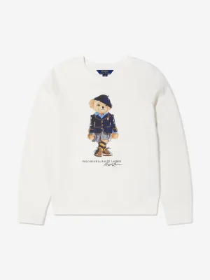 Ralph Lauren Girls Bear Print Sweatshirt