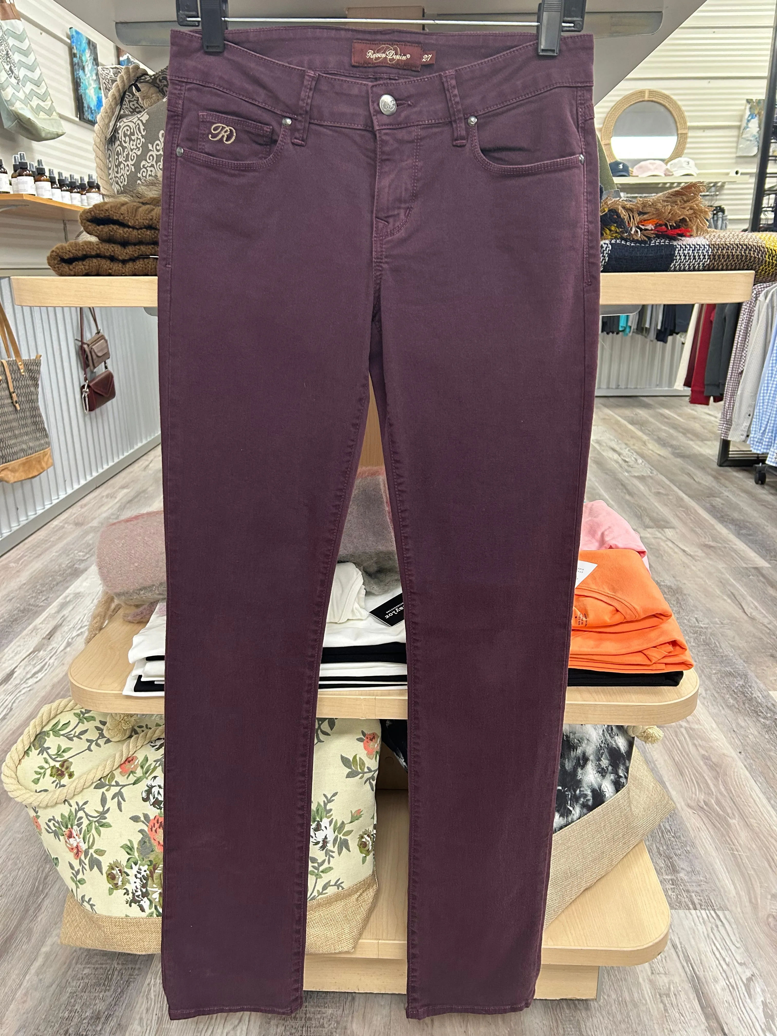 Raven Denim Low Rise Denim Women's Jeans. Fall Clearance!