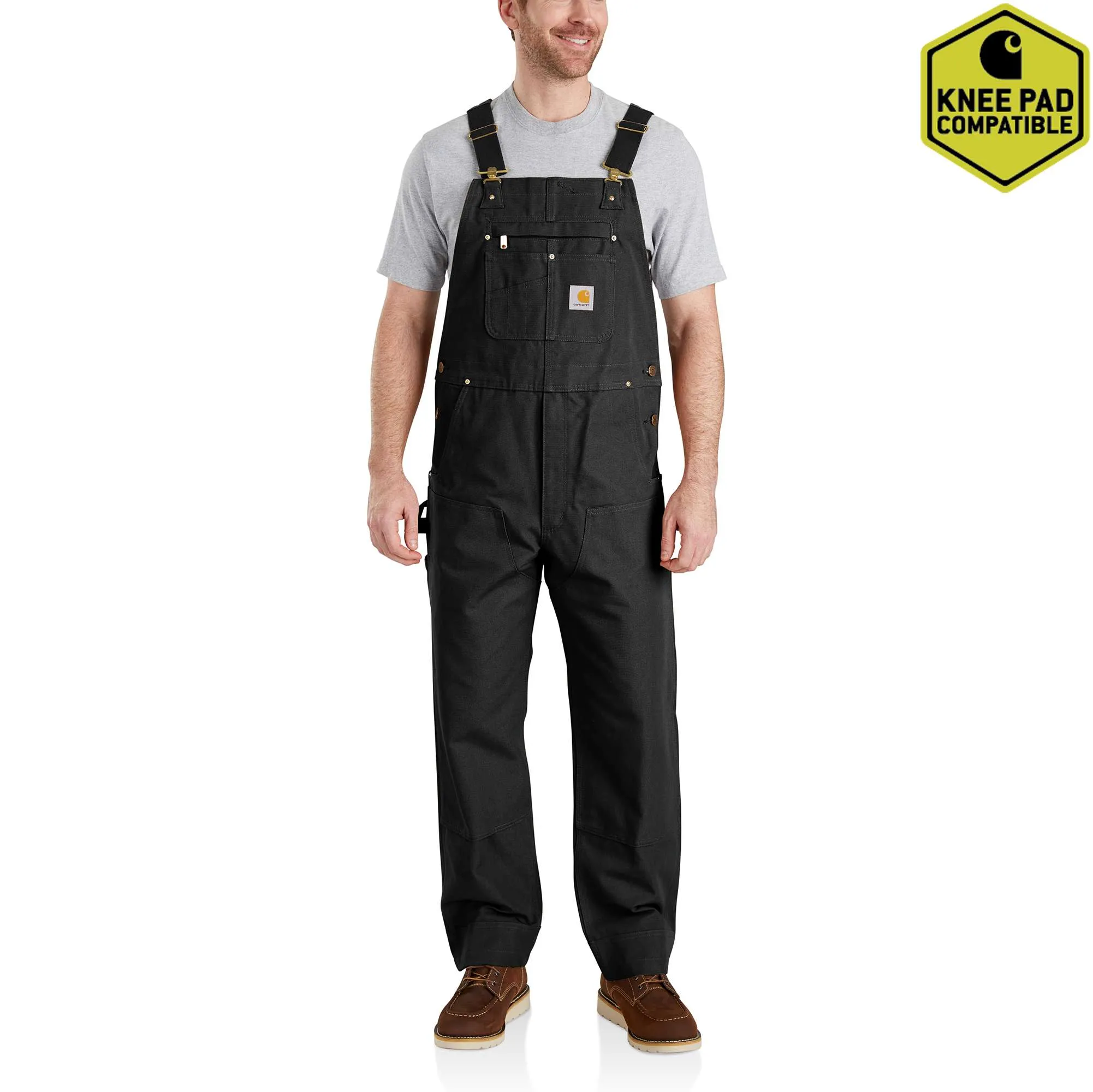 Relaxed Fit Duck Bib Overall