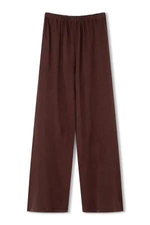 Relaxed Knit Pant - Currant