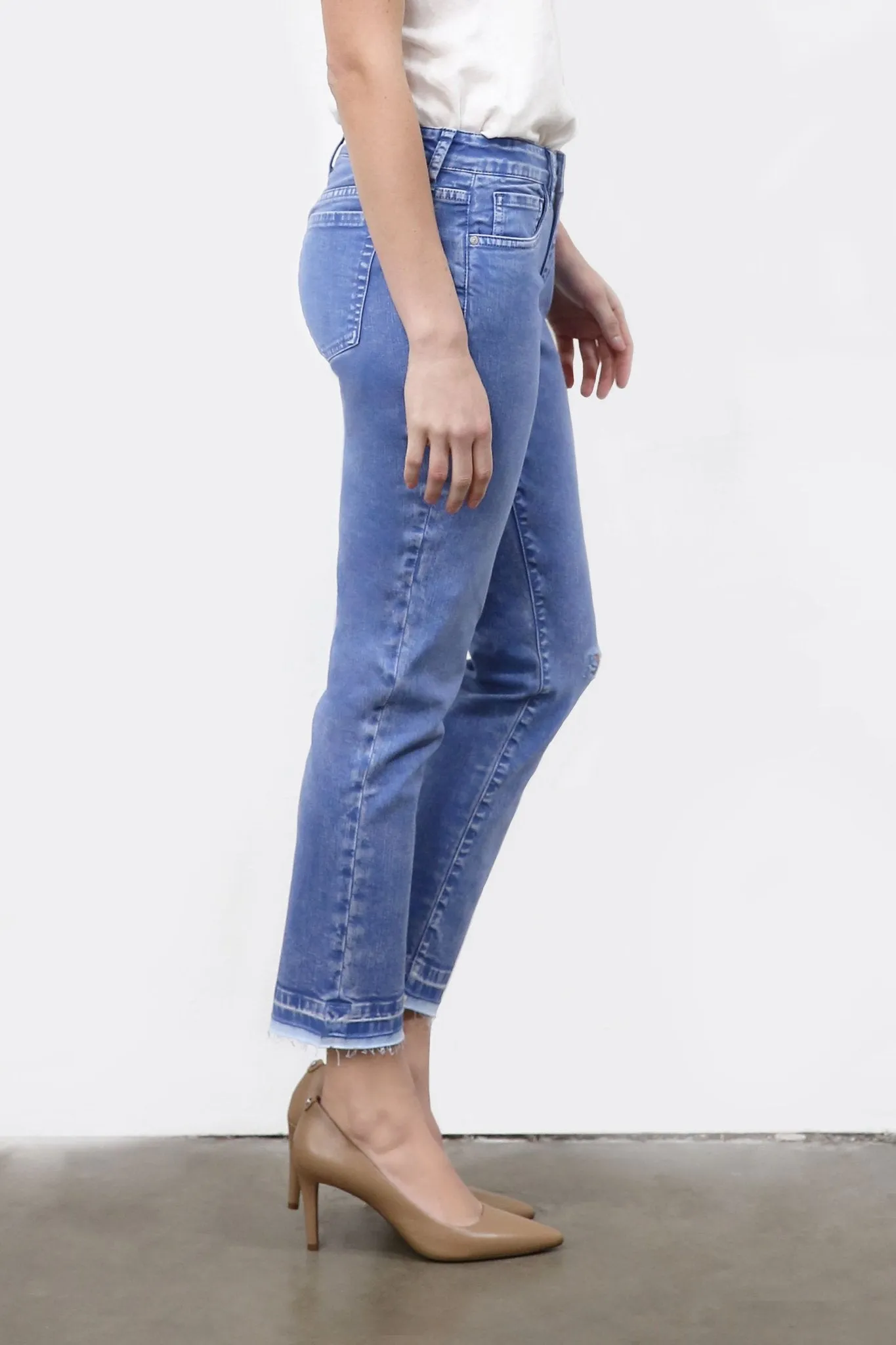 RELEASE HEM STRAIGHT CROP JEAN