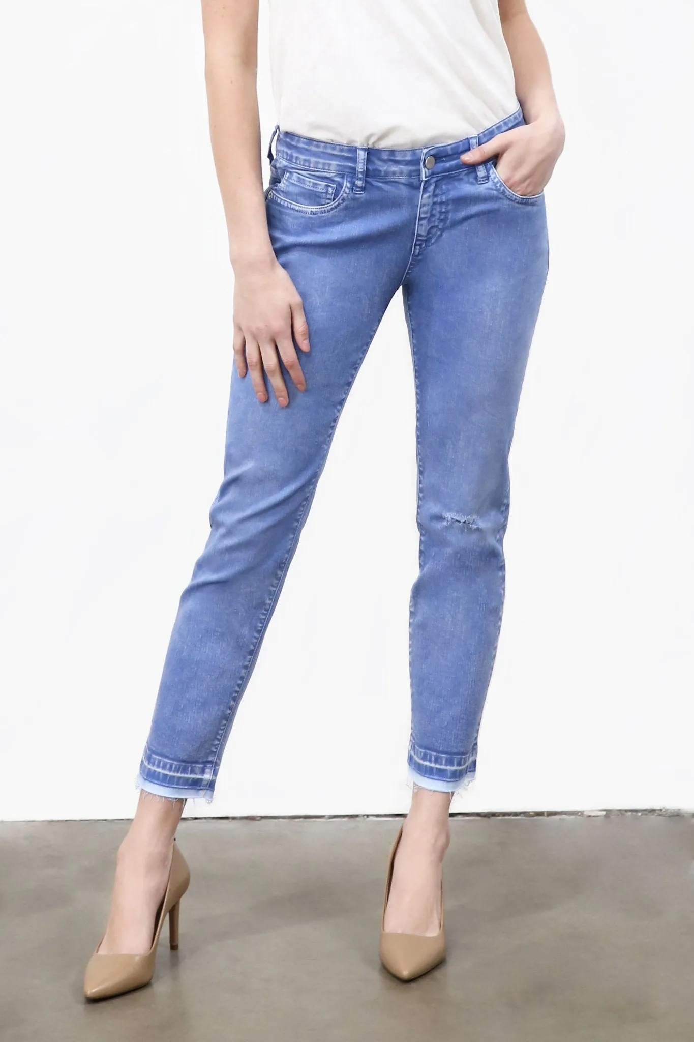 RELEASE HEM STRAIGHT CROP JEAN