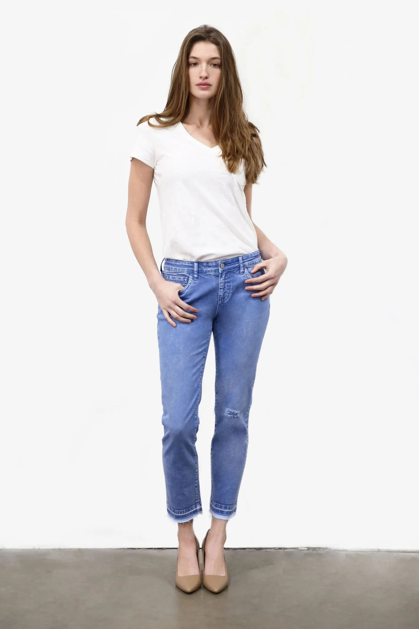 RELEASE HEM STRAIGHT CROP JEAN