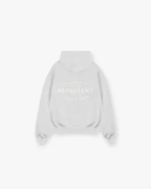 Represent Owners Club Stamp Hoodie - Ash Grey