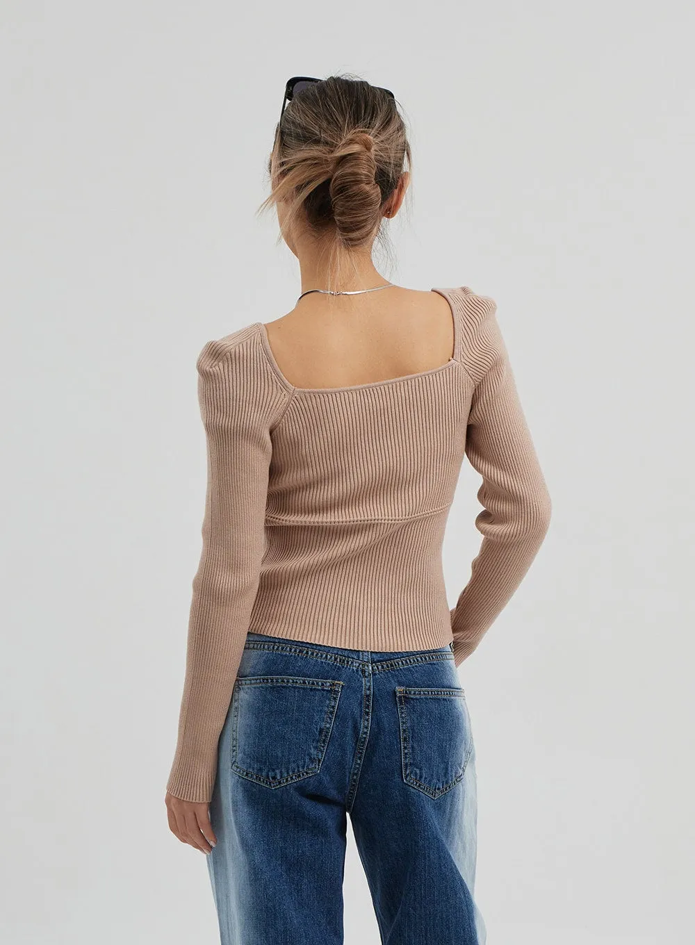 Ribbed Knit Top CF313