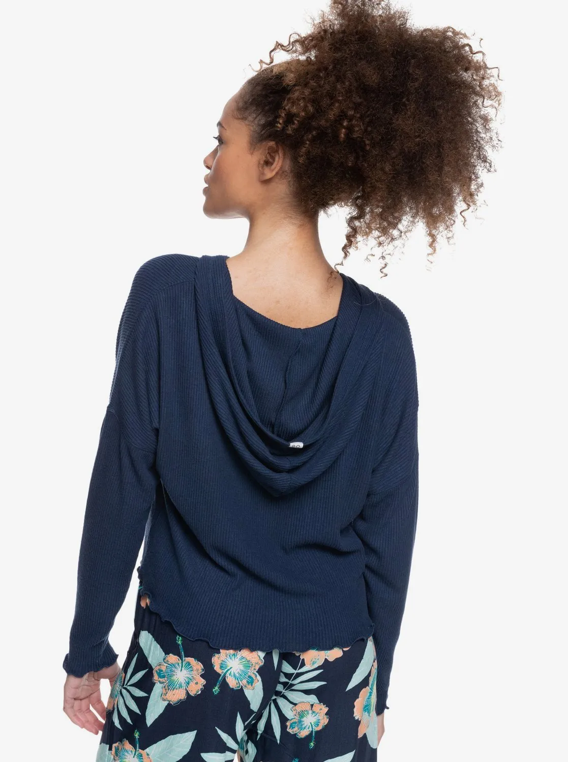 Roxy Cozy Day Long Sleeve Rib Knit Top