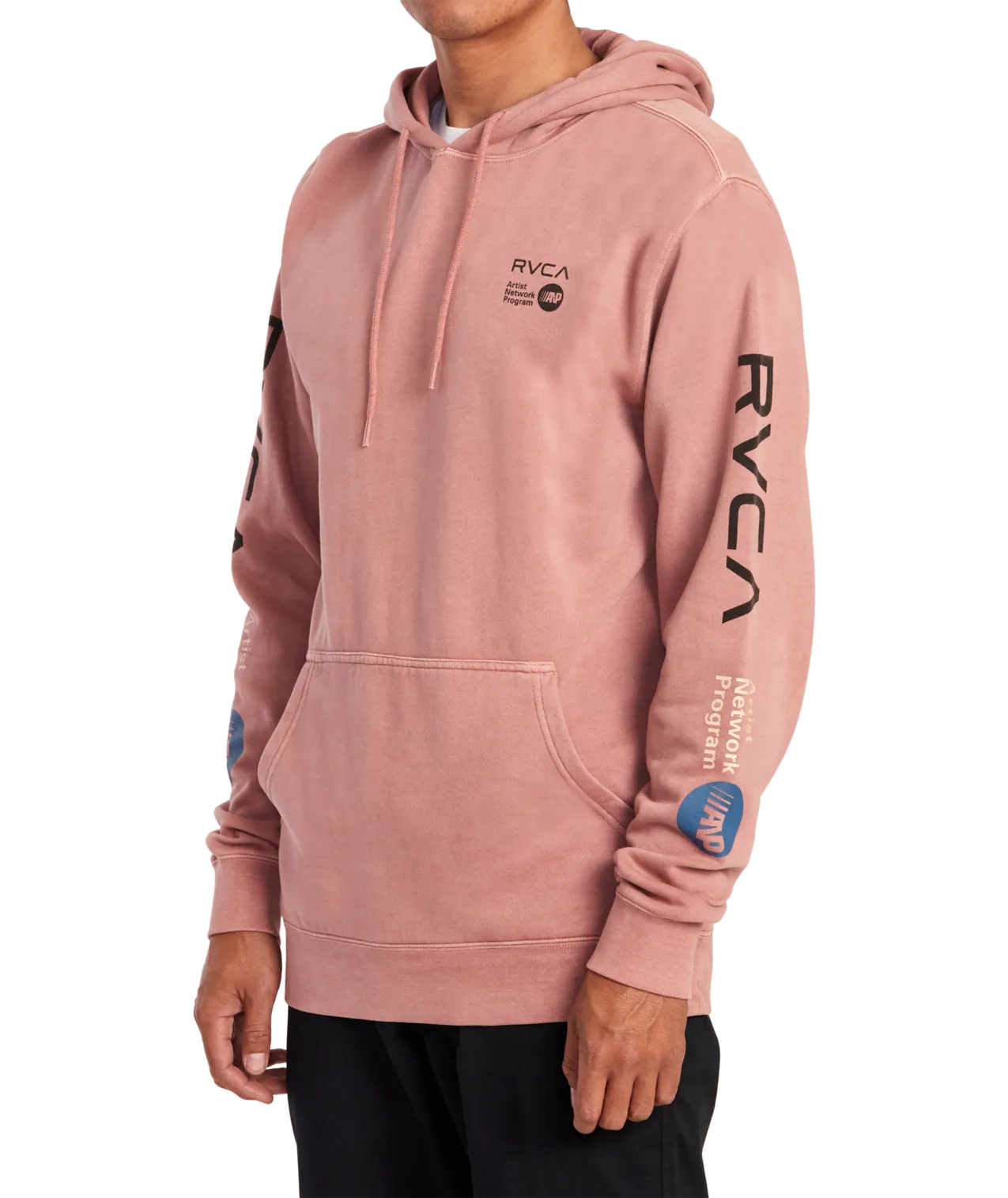 RVCA ANP Pigment Hooded Sweatshirt-Chai