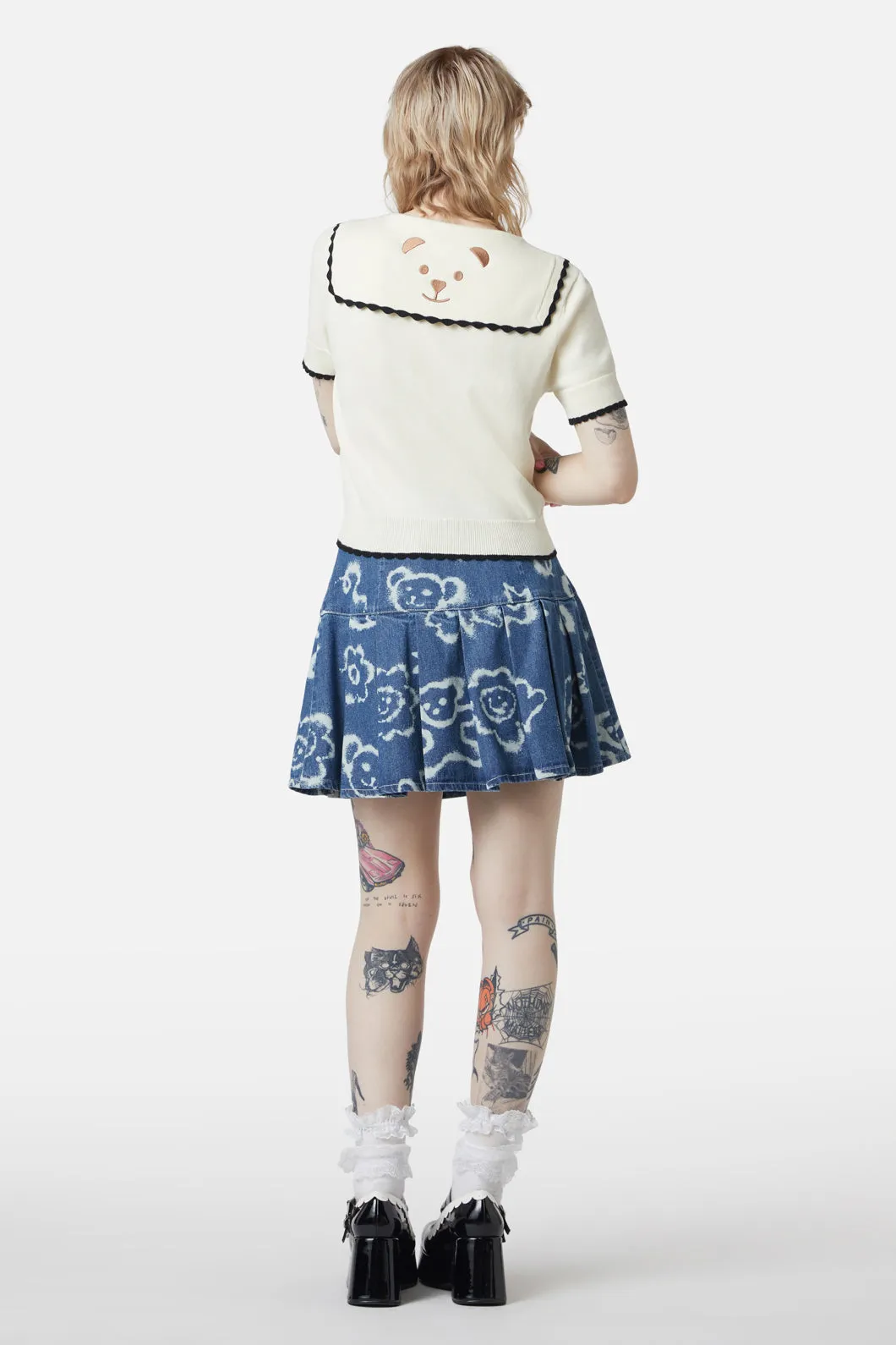 Sailor Teddy Knit Top