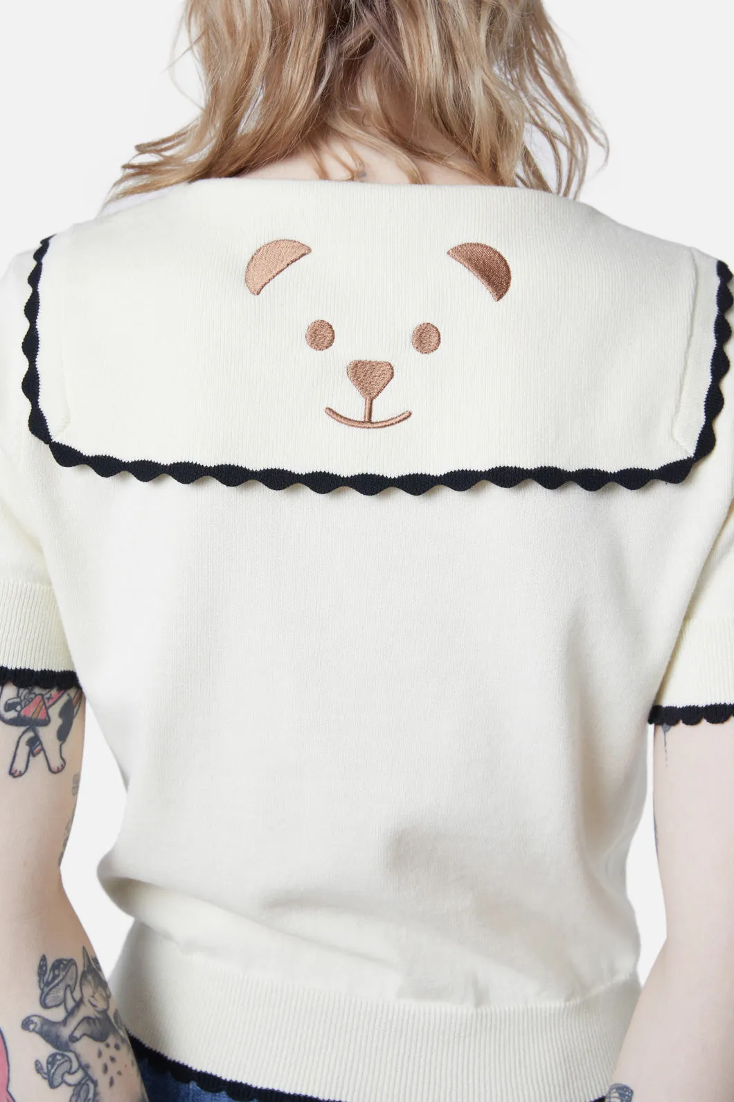 Sailor Teddy Knit Top