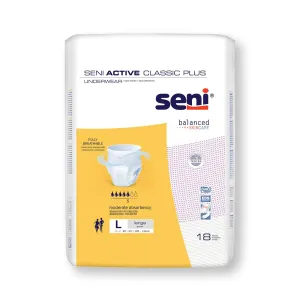 Seni® Active Classic Plus Moderate Absorbent Underwear, Large