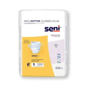 Seni® Active Classic Plus Moderate Absorbent Underwear, Small