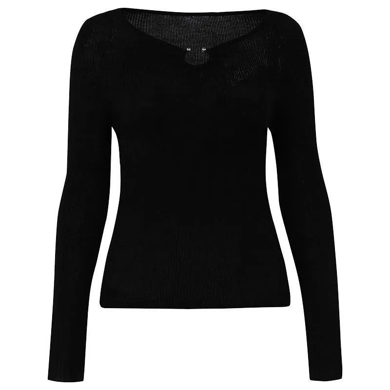 Silk Woolen Knit Top