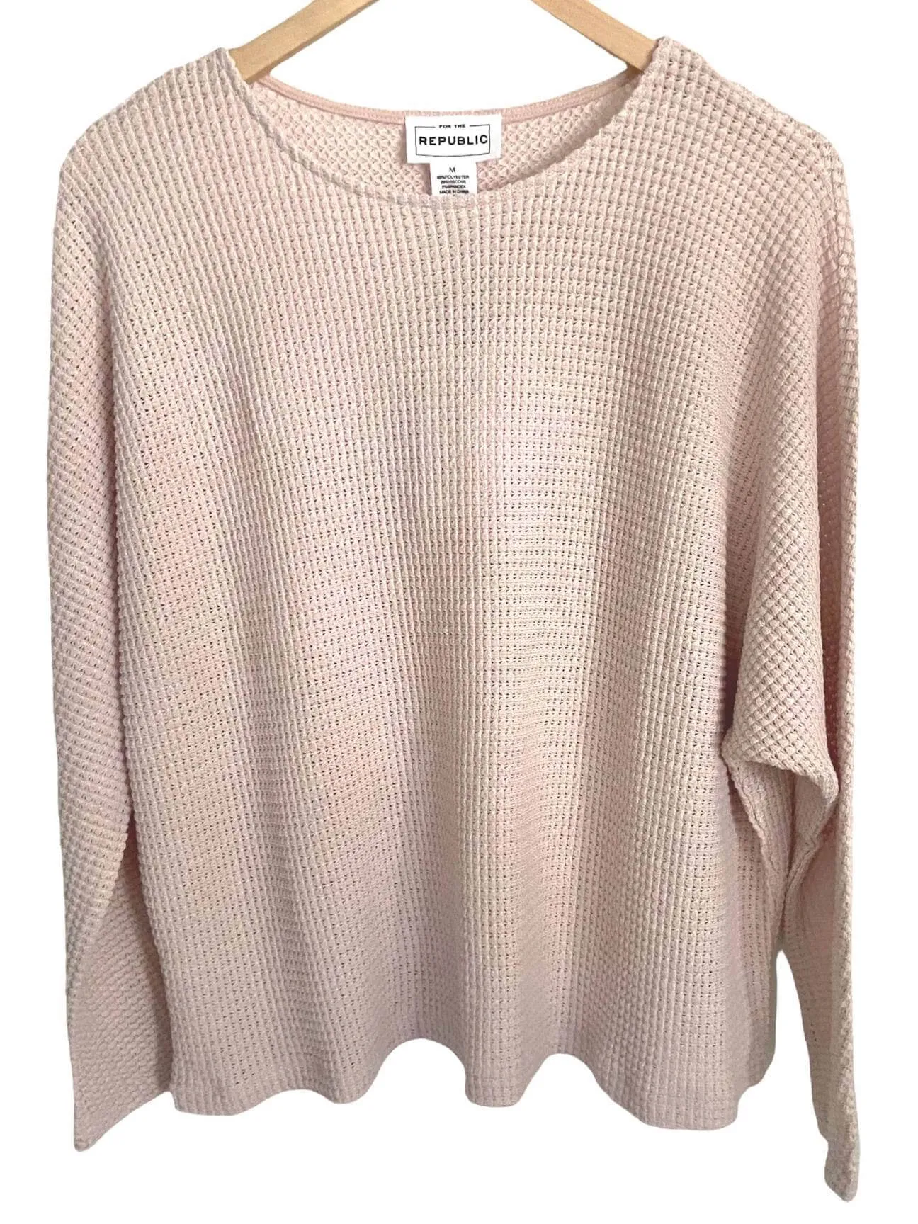 Soft Summer Pale Pink Knit Top