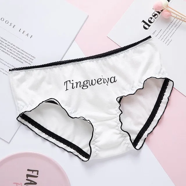 SP&CITY Cute Cartoon Fruit Cotton Girls Underwear Soft Breathable Animal Print Seamless Panties Women Strawberry Briefs Lingerie