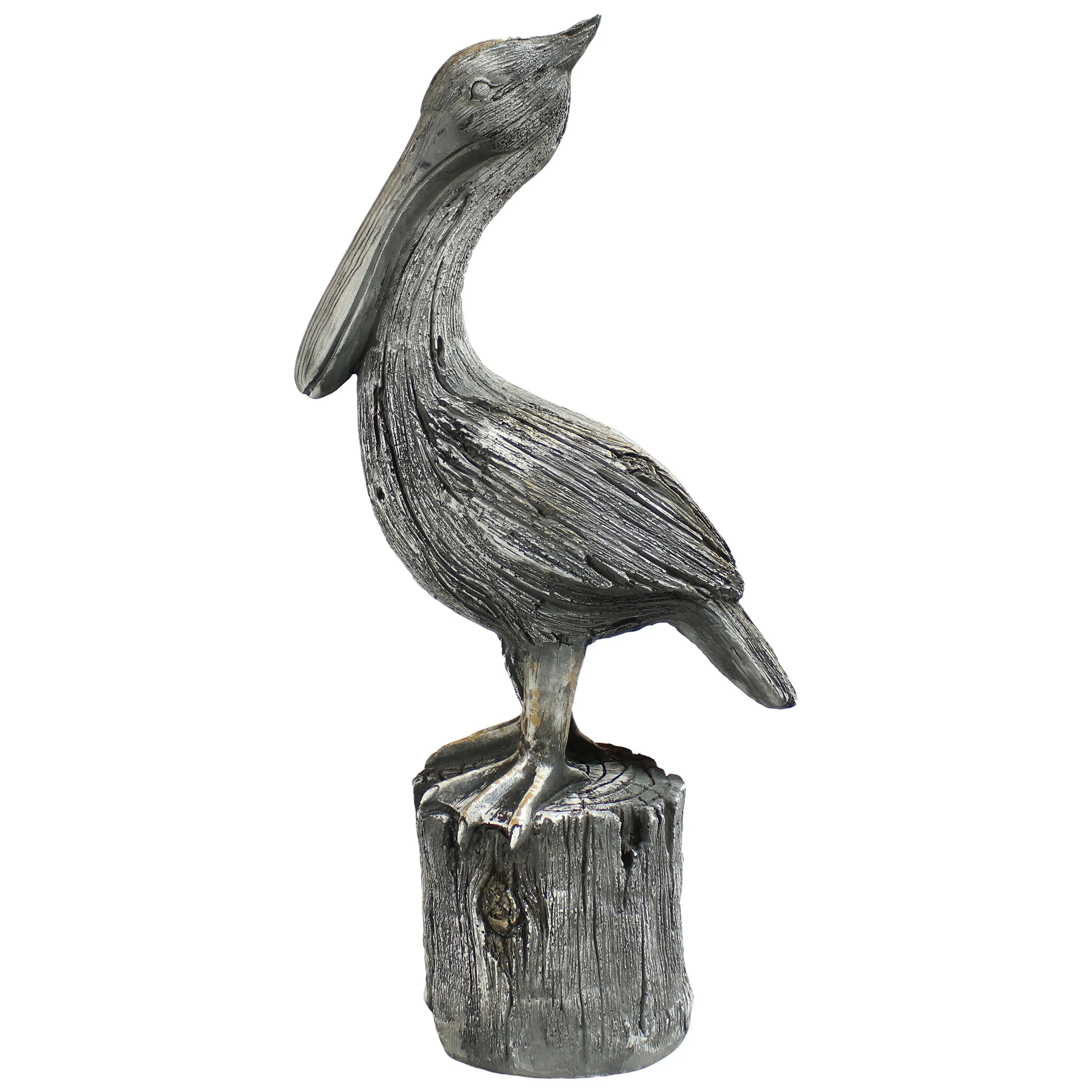 Sunnydaze Pelican's Perch Outdoor Garden Statue - 22"