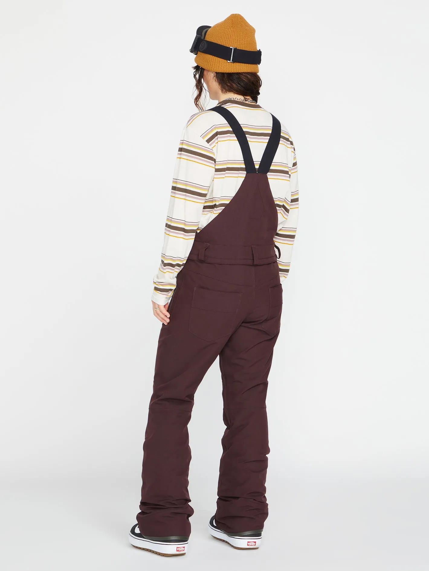 Swift Bib Overall - Black Plum