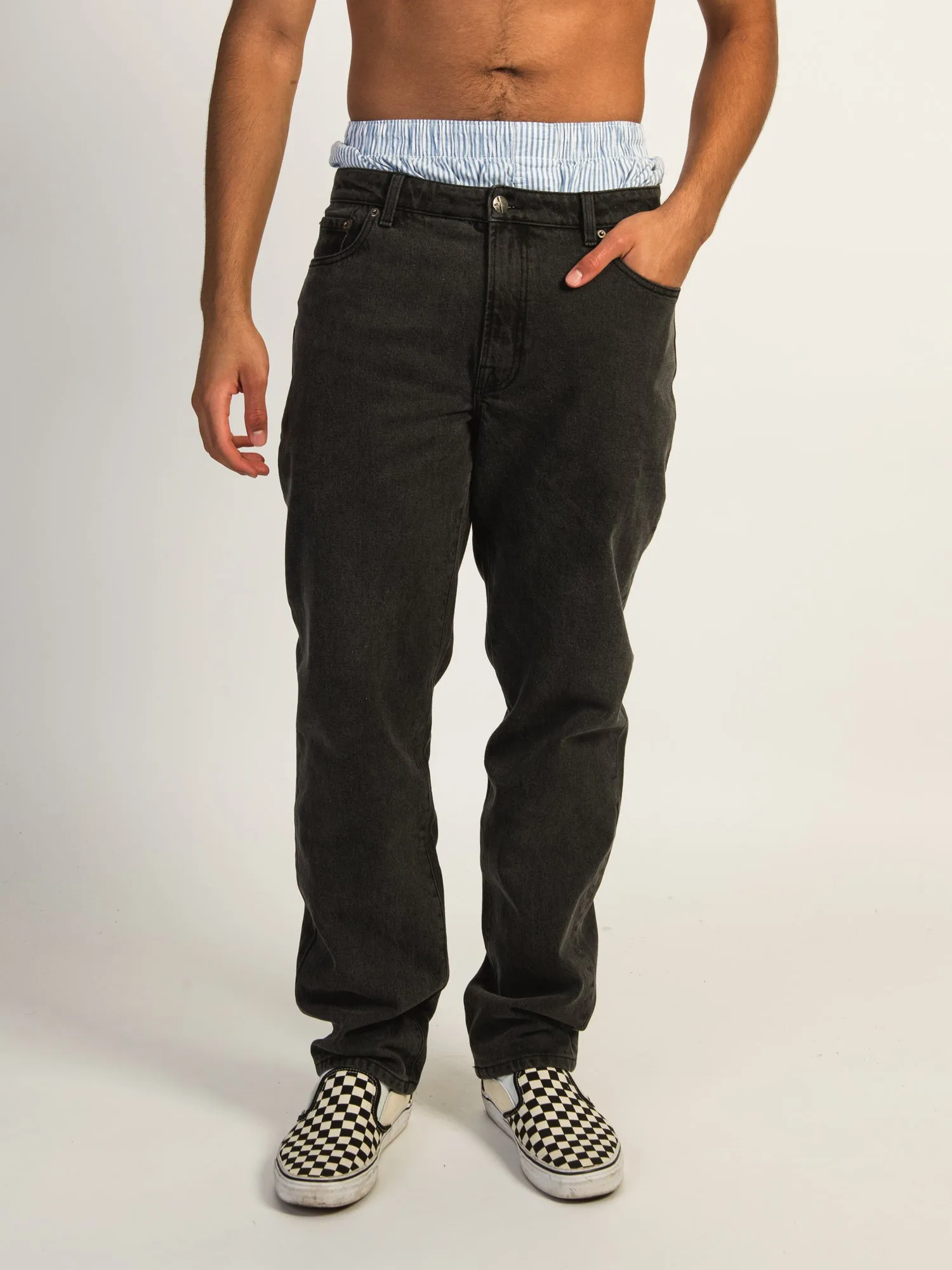 TAINTED LOOSE FIT DENIM - VINTAGE BLACK WASH