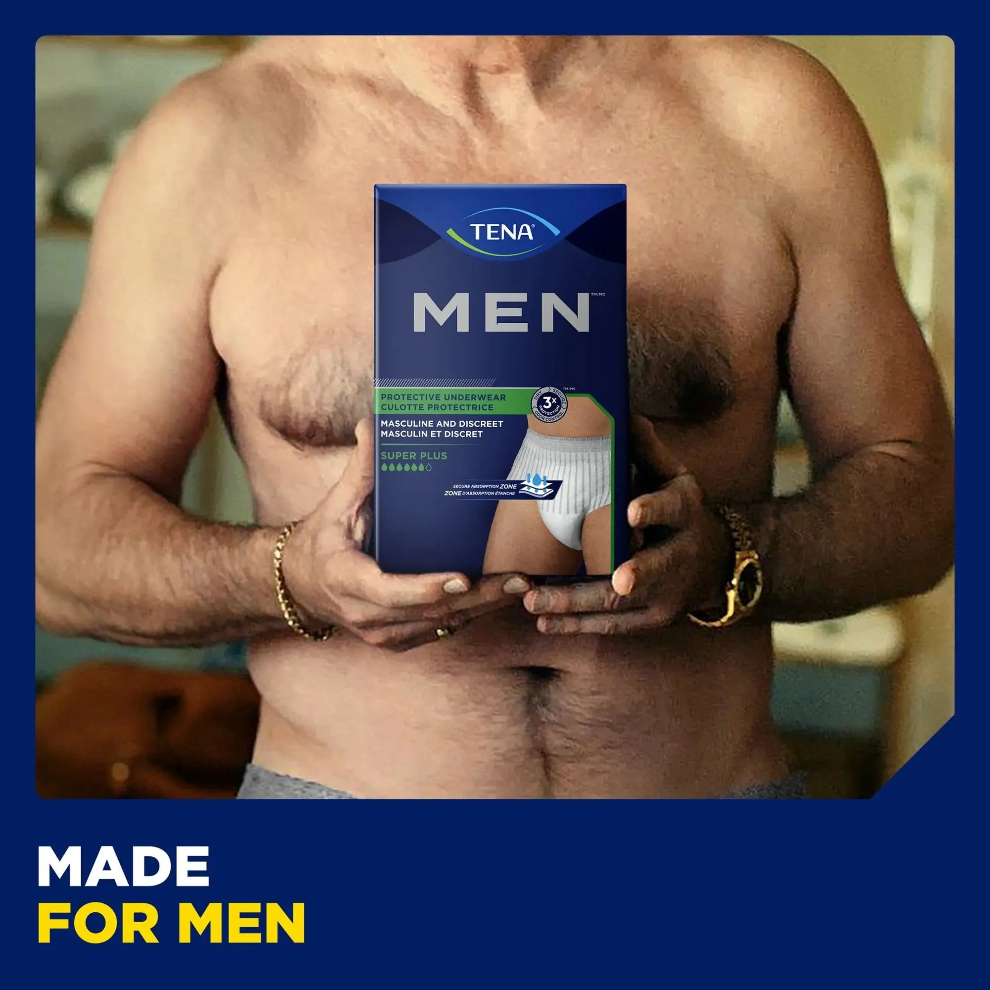 Tena® Men™ Super Plus Absorbent Underwear, Large/X-Large