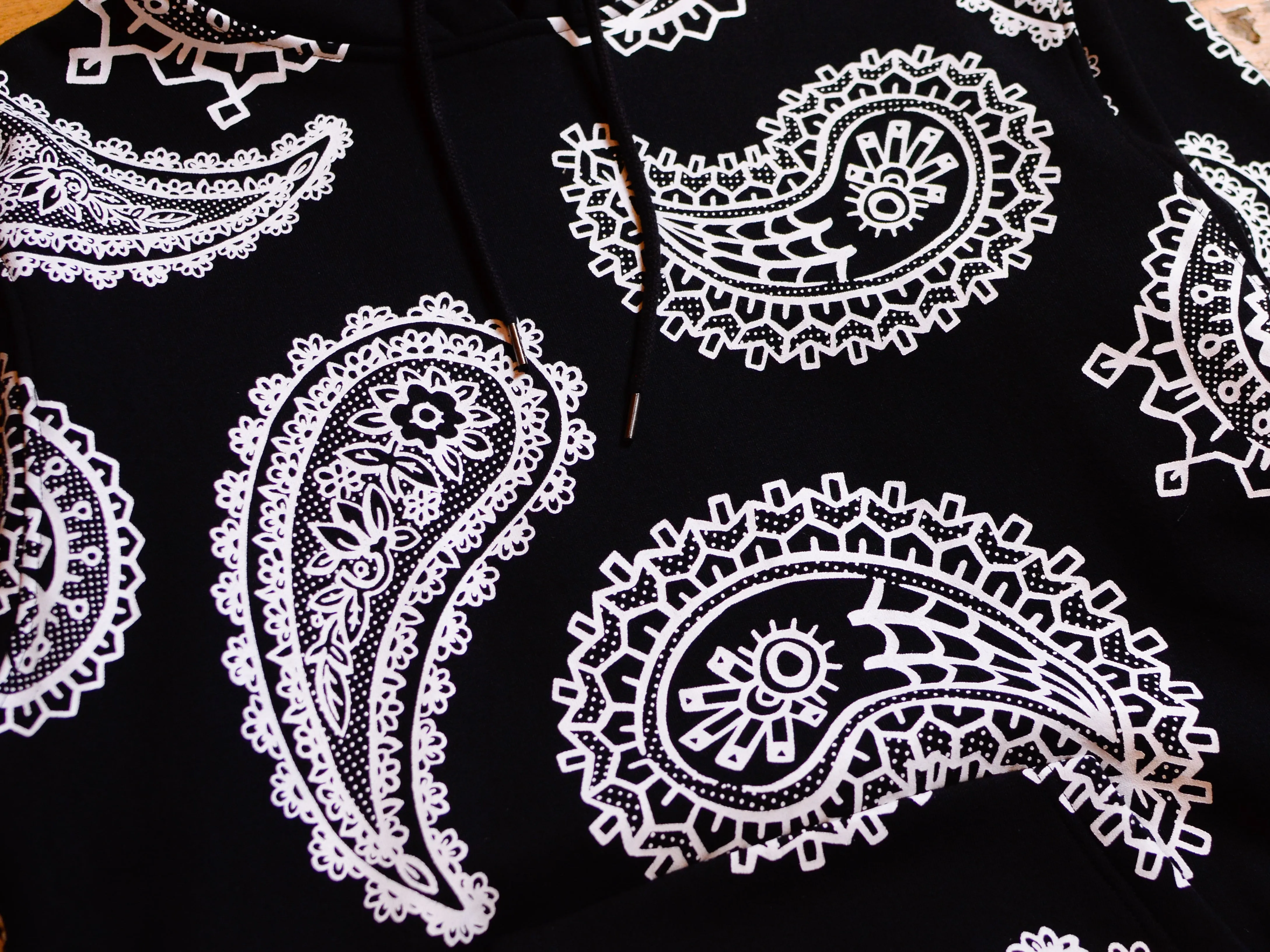 The Hundreds x Josh Vides Paisley Pullover - Black