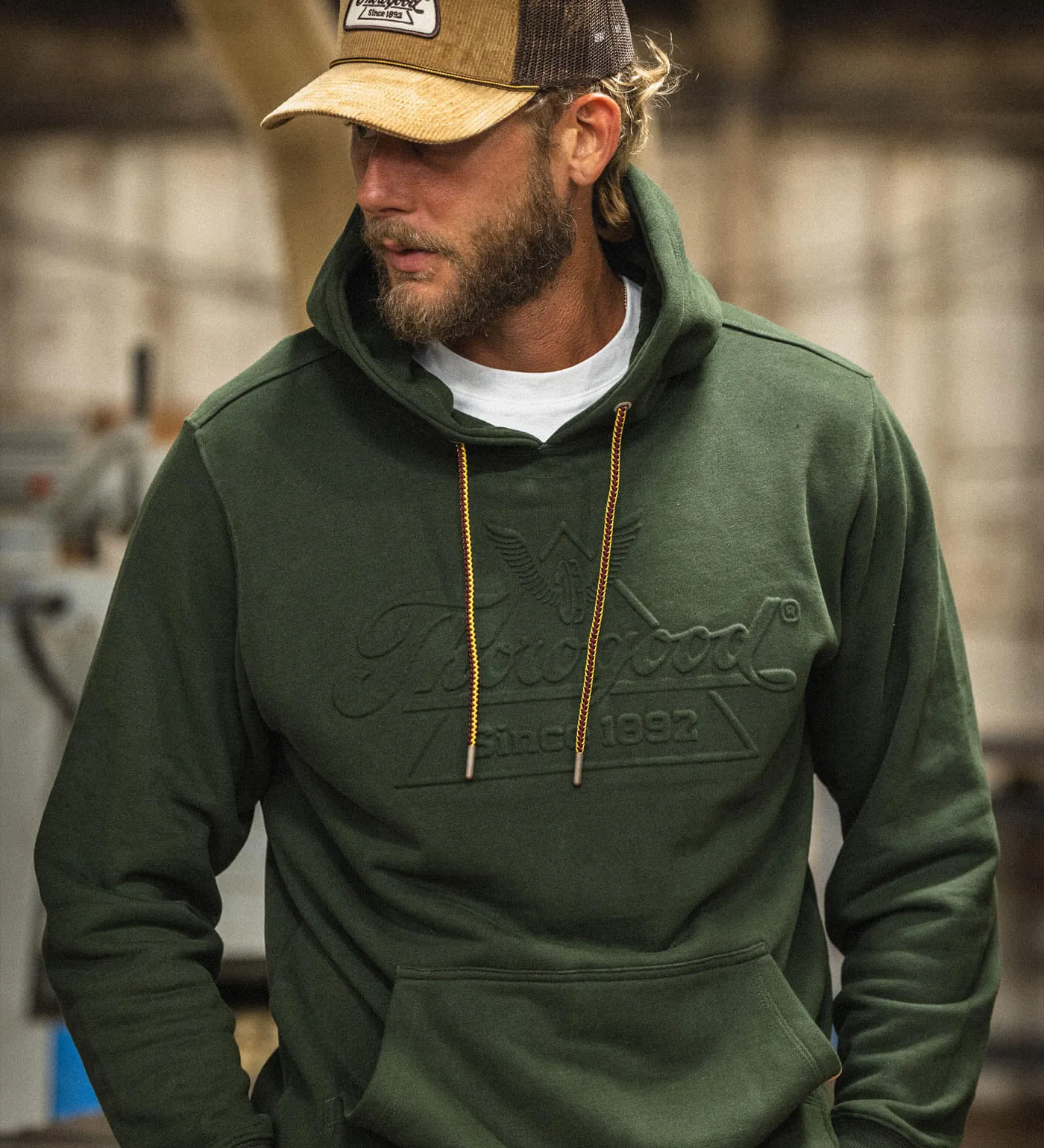 Thorogood Heavyweight Brushed Embossed Logo Hoodie