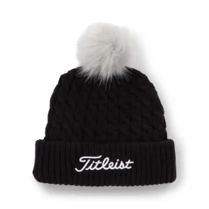 Titleist Cable Knit Pom Pom Beanie