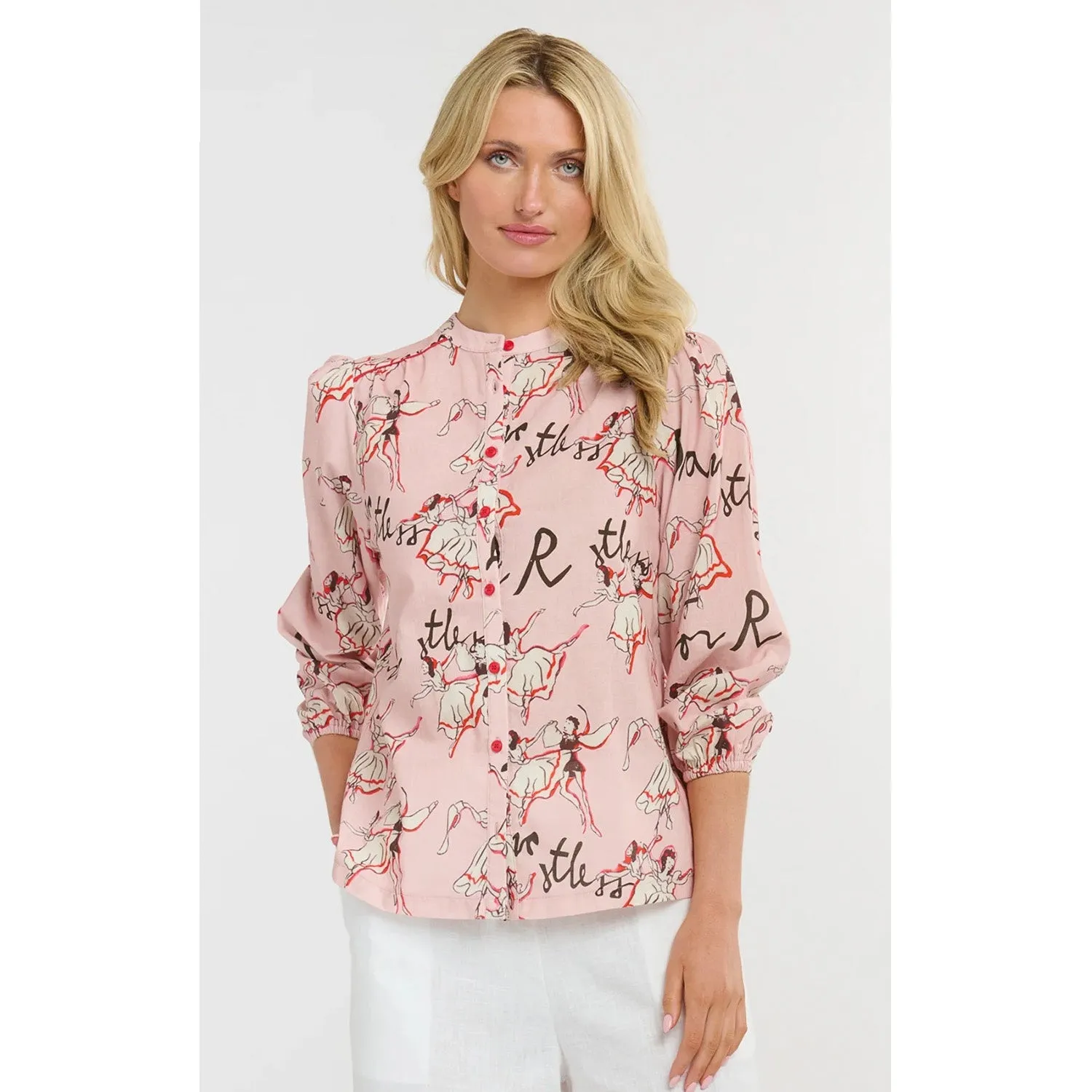 Top Montana Blouse - Ballet Pink