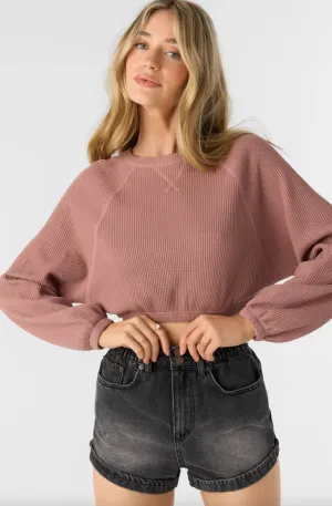 TOUR WAFFLE KNIT SLOUCHY TOP (BRL)