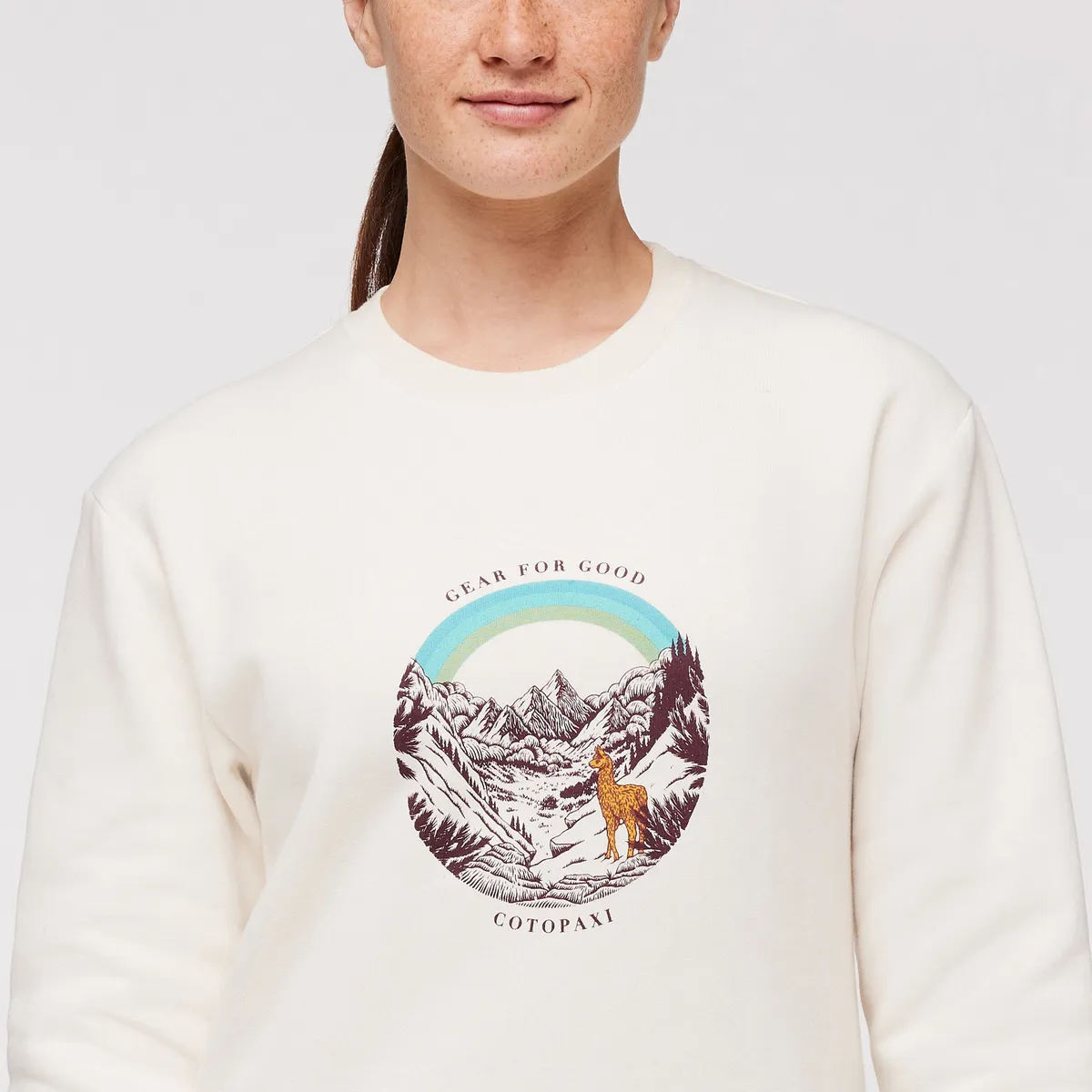 Traveling Llama Crew Sweatshirt - Women's