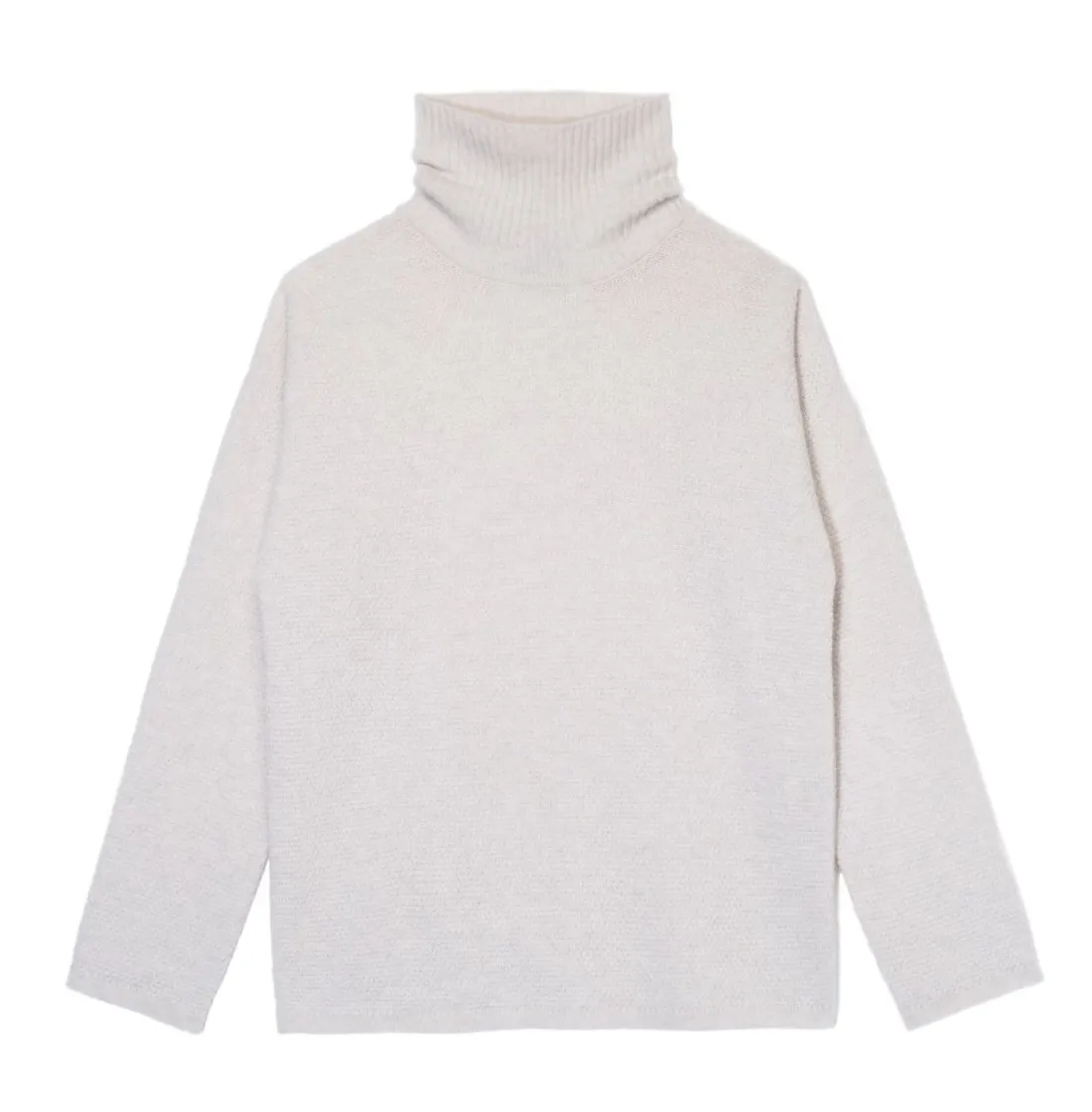 turtle neck - classic fit - crema