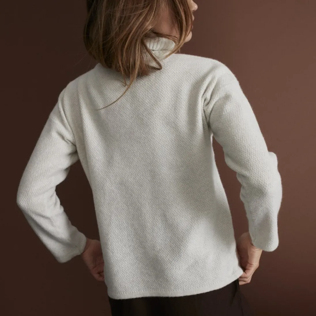 turtle neck - classic fit - crema